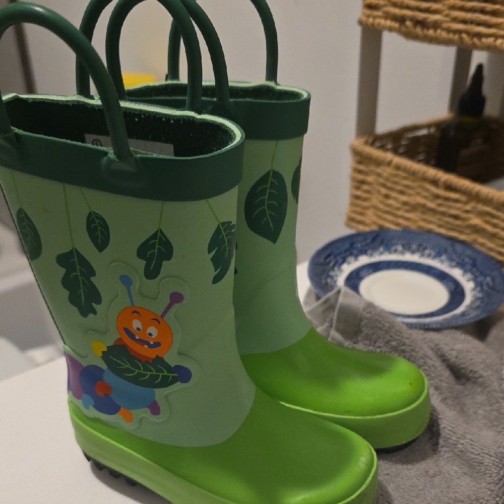 Target Green Children's Rain Boots